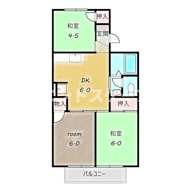 セジュール石田の間取り|高崎、前橋のお部屋探しはエンドスケープまで！お客様の理想お聞かせ下さい♪