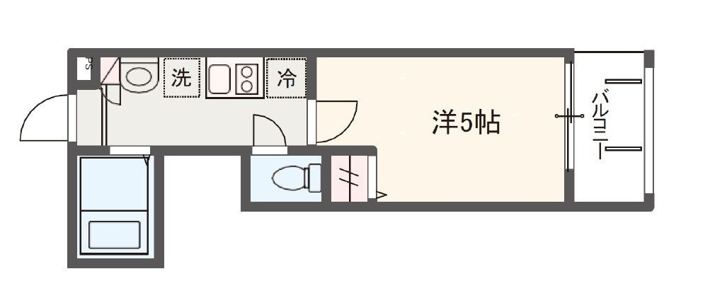 MELDIA六角橋１丁目の間取り|間取りです。