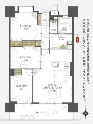 【間取り】 | レクシアグランヒルズ楠中央通り