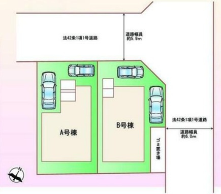 神戸市垂水区桃山台4丁目の区画図