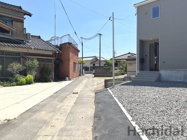 碧南市志貴町第1　１号棟　新築戸建のその他|前面道路　北側：2.96ｍ　前面道路は交通量も少ない為周りに気にせず駐車して頂けます♪
