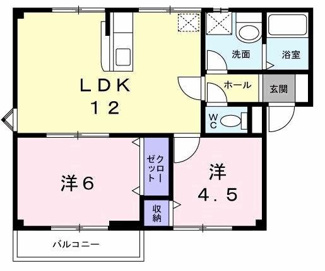 【間取り】 | サンシャインⅠ