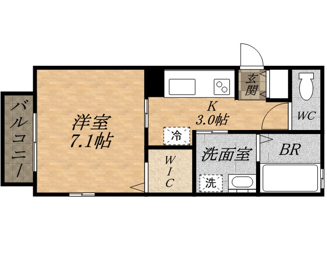 ピペリア中山の間取り