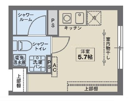 ＣＯＣＯＦＬＡＴ　ＨＥＩＷＡＪＩＭＡの間取り|間取りです。