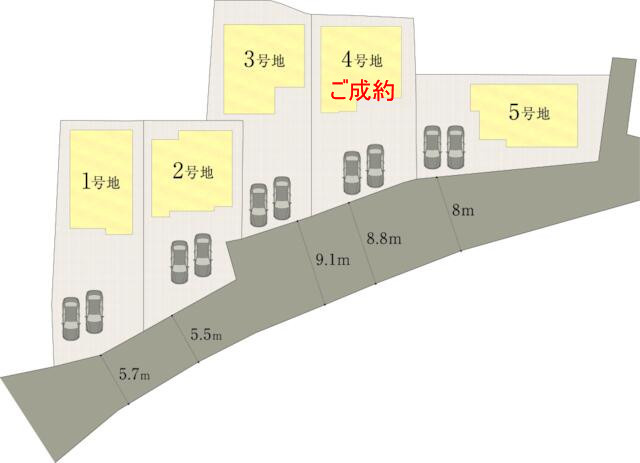 【外観】 | 高知市介良乙/5区画 | １号地