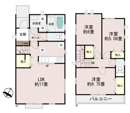 神戸市垂水区桃山台4丁目の間取り