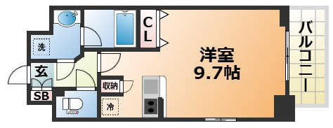 エイペックス神戸みなと元町Coast Lineの間取り