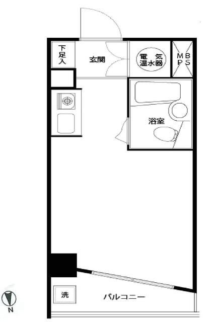 第３２宮廷マンションの間取り