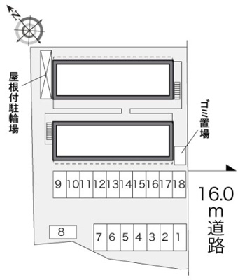 【駐車場】 | レオパレスプラムヒルズ