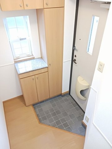 シャン．ド．フルールの玄関