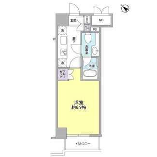 【間取り】 | コンフォリア三宿 |  