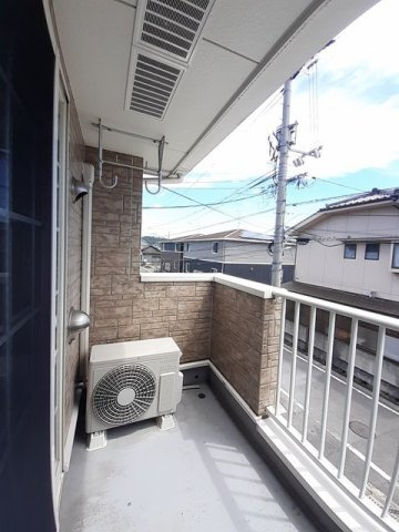 サンリット　パレスＡのバルコニー