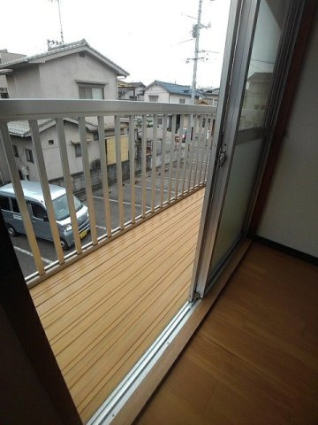 シティハイツ田辺のバルコニー