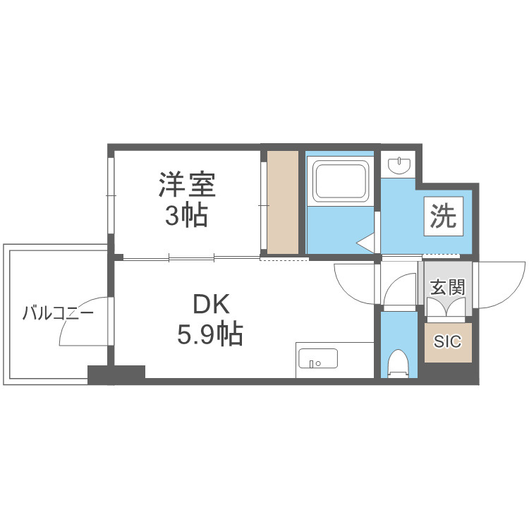 セレニテ新大阪グランデシュッドの間取り