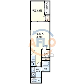 【間取り】 | H-maison大正Ⅵ | H-maison大正Ⅵ　間取り