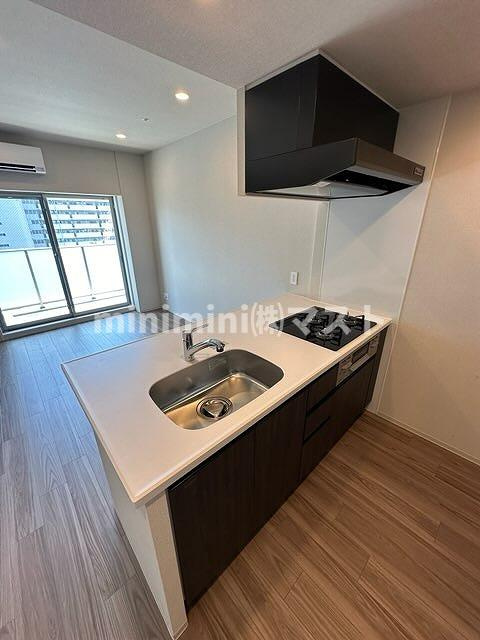 大阪市中央区谷町７丁目の賃貸マンションのキッチン