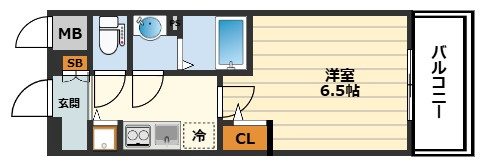 プレサンス梅田北オールの間取り