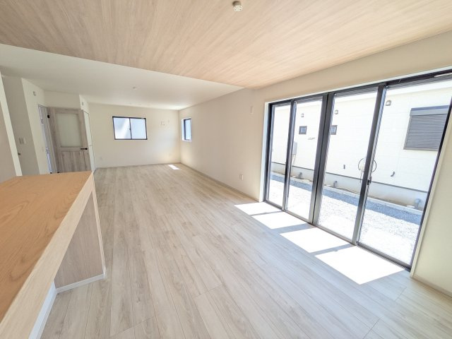 水戸市吉沢町　５期　新築戸建て　１号棟の居間・リビング