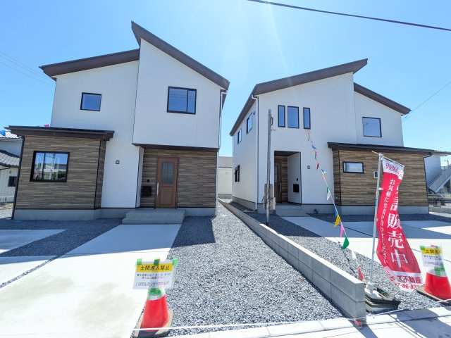 水戸市吉沢町　５期　新築戸建て　１号棟の外観