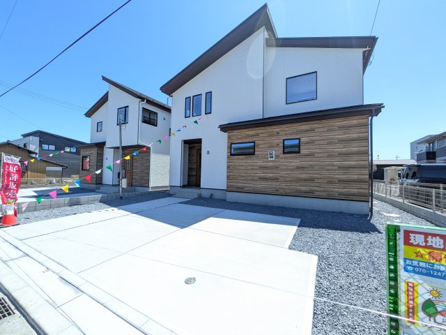 水戸市吉沢町　５期　新築戸建て　１号棟の外観