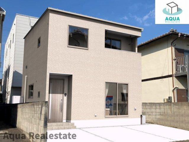 オール電化デザイナーズハウス高松市屋島西町建売⑤の外観|外観の完成予想図です