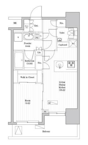 【間取り】 | オーパスレジデンス武蔵小山 | 間取り図