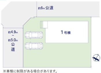 水戸市住吉町　5期　新築戸建ての区画図|区画図です♪