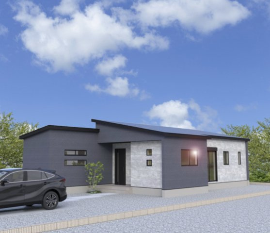 【外観パース】 | ワイウッドコート鴻巣市屈巣第4期　新築戸建　全4棟　3号地 | 3号地