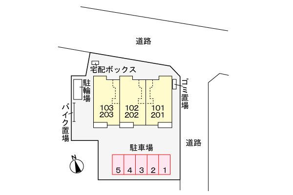 コリーナの区画図