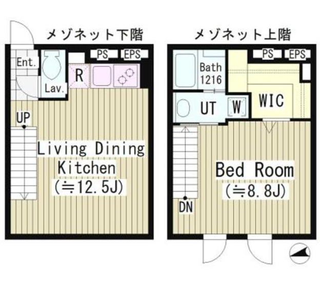 【間取り】 | レピア大岡山