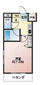 アポテッケン鳴尾の間取り