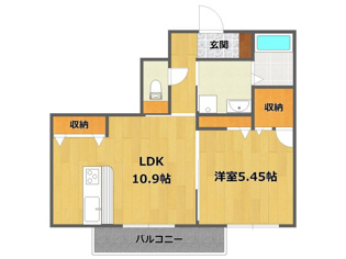 メゾンドソフィアの間取り