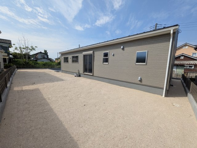 小美玉市納場　第5　新築戸建て　の庭