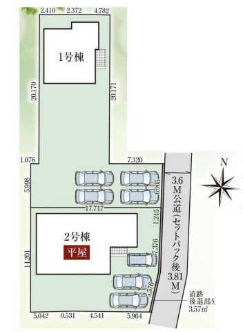 【区画図】 | 深谷市天神町　GRAFARE　新築戸建　全2棟　2号棟 | 2号棟