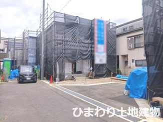 【外観】 | 海老名市今里3丁目  3号棟 第8 | 販売現地（2026年5月27日撮影）　2026年8月完成予定