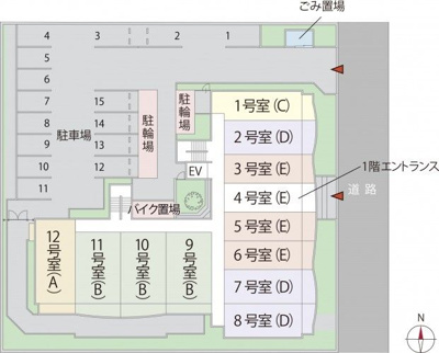 【区画図】 | クーチャ万願寺(クーチャマンガンジ)