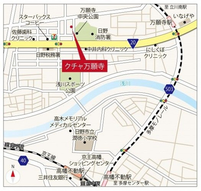 【地図】 | クーチャ万願寺(クーチャマンガンジ)