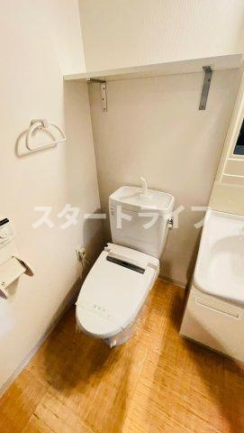 大阪市淀川区木川西１丁目の賃貸マンションのトイレ