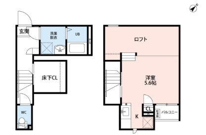 CB鴻巣パルフェの間取り