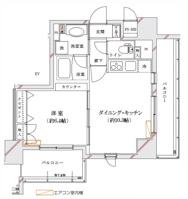 ライジングプレイス浅草弐番館の間取り