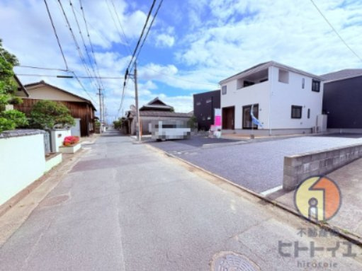 新築建売)柳川市鍛冶屋町の前面道路含む現地写真