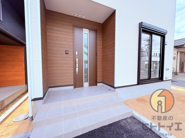 新築建売)柳川市鍛冶屋町の玄関