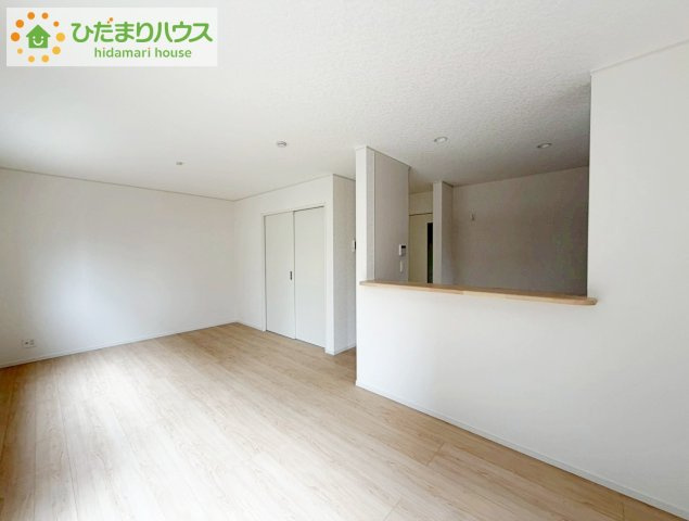 いわき市郷ケ丘第9　新築戸建　2号棟の居間・リビング|早くお仕事終わらせて、家に帰りたくなるようなリビングです(^^♪
