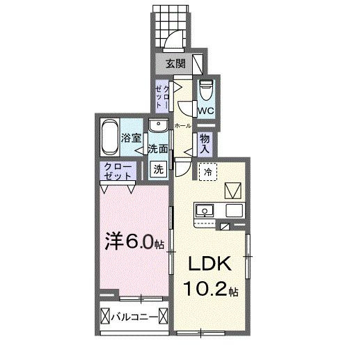 【間取り】 | フォンテーヌ5(フォンテーヌファイブ)