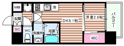 【間取り】 | プレリスNEO大阪十三エルヴィオン