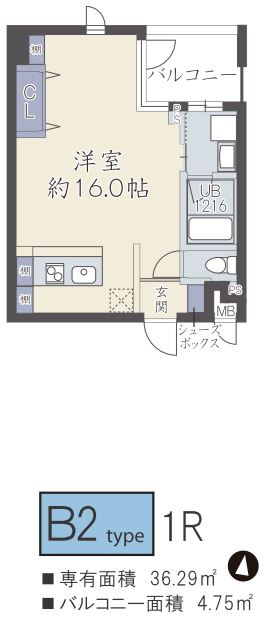 グランデージ新大阪の間取り
