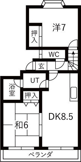 サンライフKの間取り
