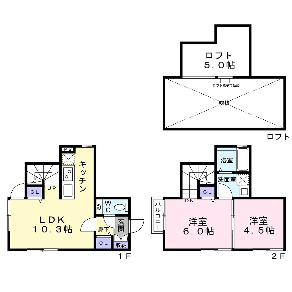 メゾンエレベスの間取り