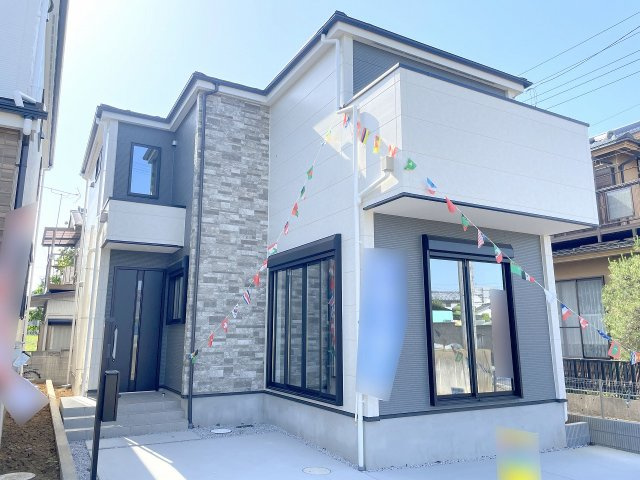 【外観】 | 富士見市上沢2丁目　新築一戸建住宅　全2棟（ふじみ野店） | ふじみ野駅徒歩15分、小学校徒歩12分、スーパー徒歩8分！近隣に大型ショッピング施設ありの充実した住環境！