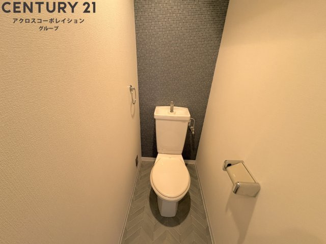 ゆったり落ち着けるトイレです。